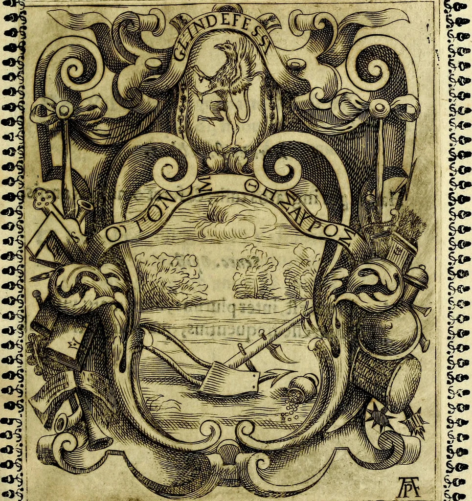 An illustration from Pavli Macii Emblemata .., 1628, leaf 270