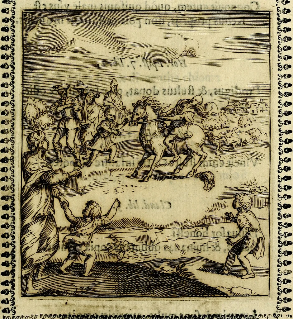 An illustration from Pavli Macii Emblemata .., 1628, leaf 282
