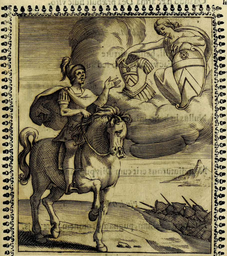 An illustration from Pavli Macii Emblemata .., 1628, leaf 294