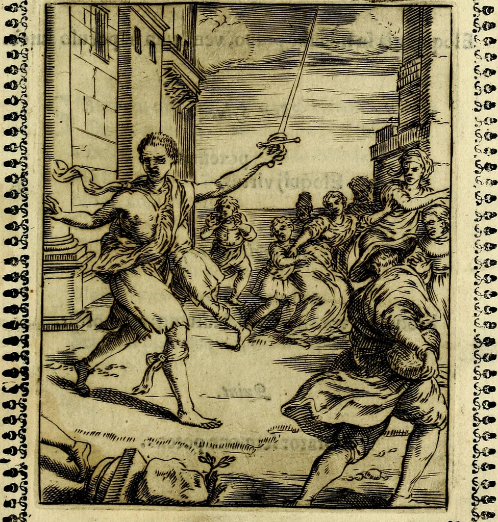 An illustration from Pavli Macii Emblemata .., 1628, leaf 298