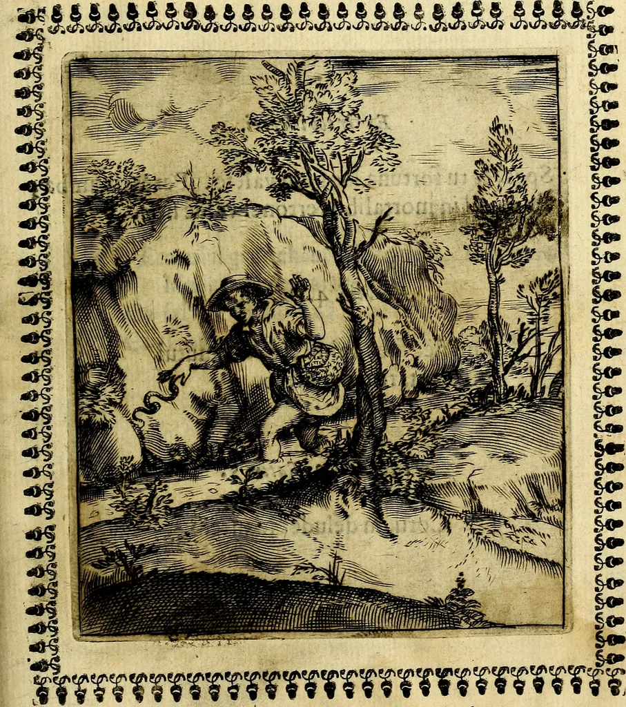 An illustration from Pavli Macii Emblemata .., 1628, leaf 322
