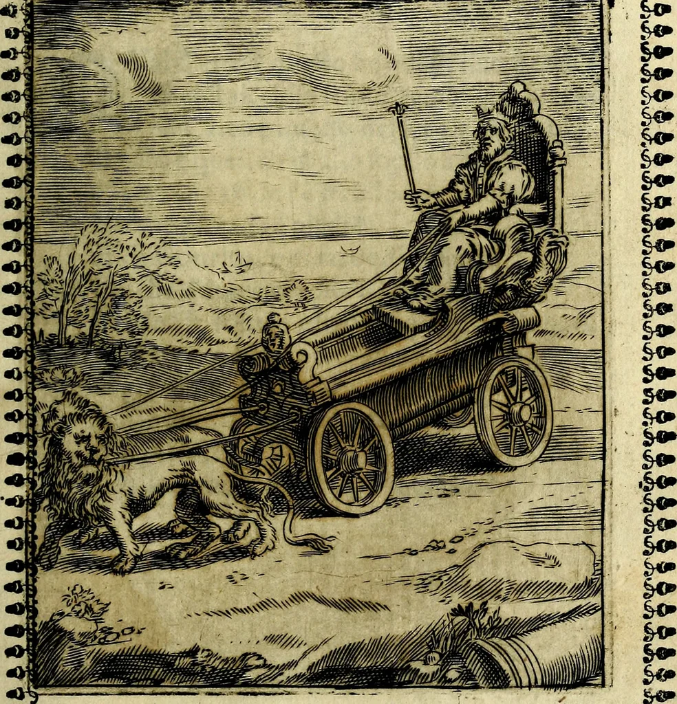 An illustration from Pavli Macii Emblemata .., 1628, leaf 34