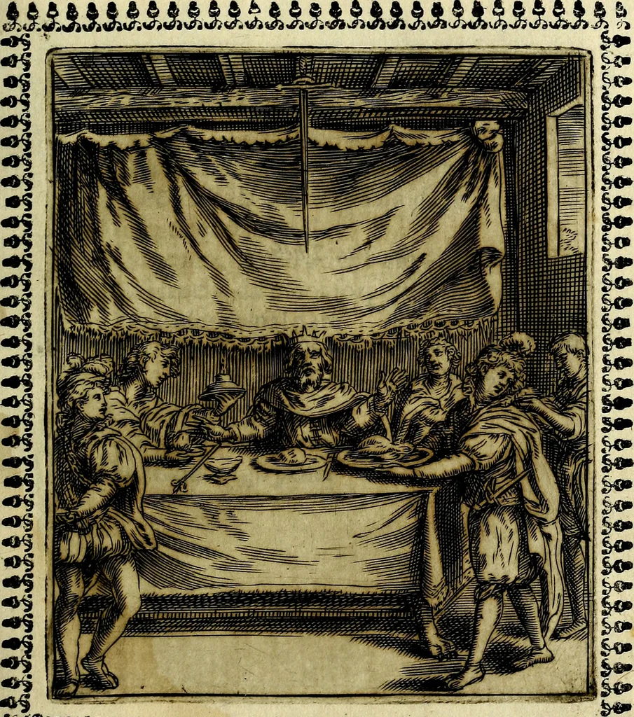 An illustration from Pavli Macii Emblemata .., 1628, leaf 42
