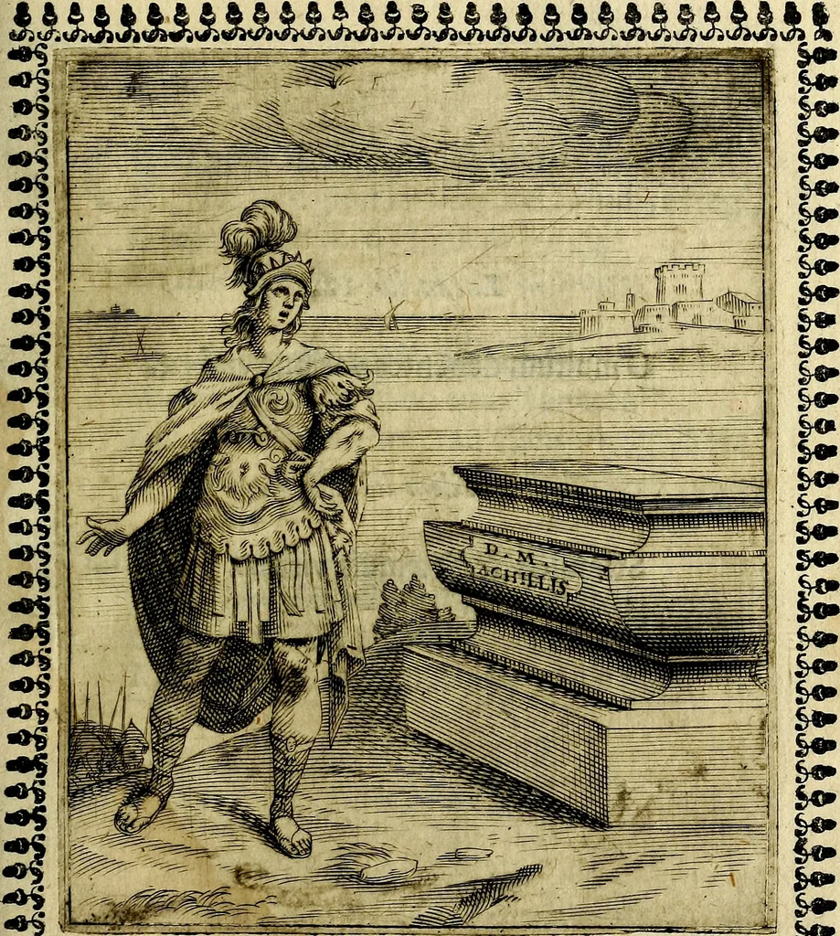 An illustration from Pavli Macii Emblemata .., 1628, leaf 58
