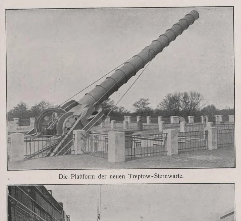 An illustration from Das Weltall : illustrierte Zeitschrift für Astronomie und verwandte Gebiete, Okt. 1908-Sept. 1909, Jg. 9, 1908, leaf 382