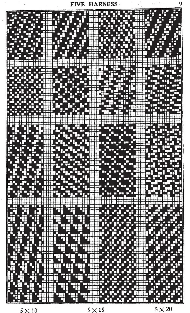 An illustration from Dictionary of weaves;, 1914, leaf 11