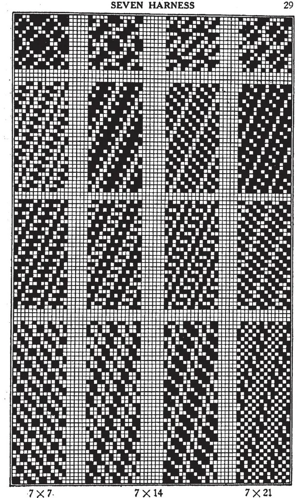 An illustration from Dictionary of weaves;, 1914, leaf 31