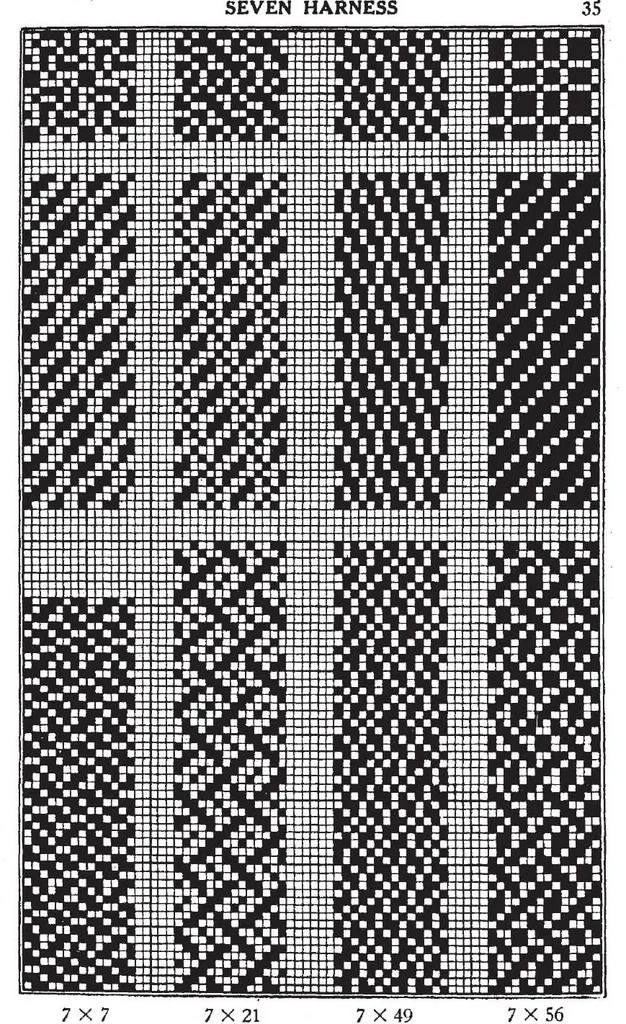 An illustration from Dictionary of weaves;, 1914, leaf 37