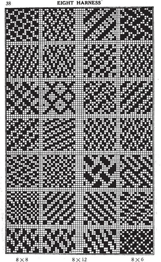 An illustration from Dictionary of weaves;, 1914, leaf 40