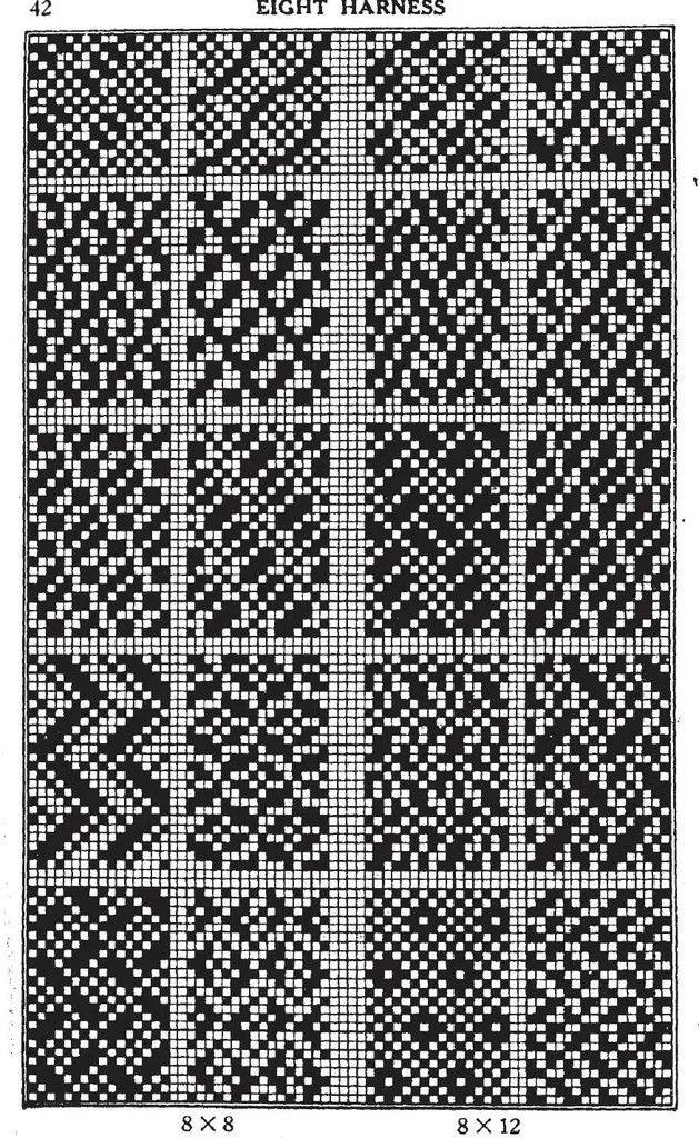 An illustration from Dictionary of weaves;, 1914, leaf 44