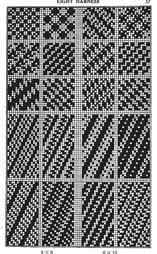 An illustration from Dictionary of weaves;, 1914, leaf 59