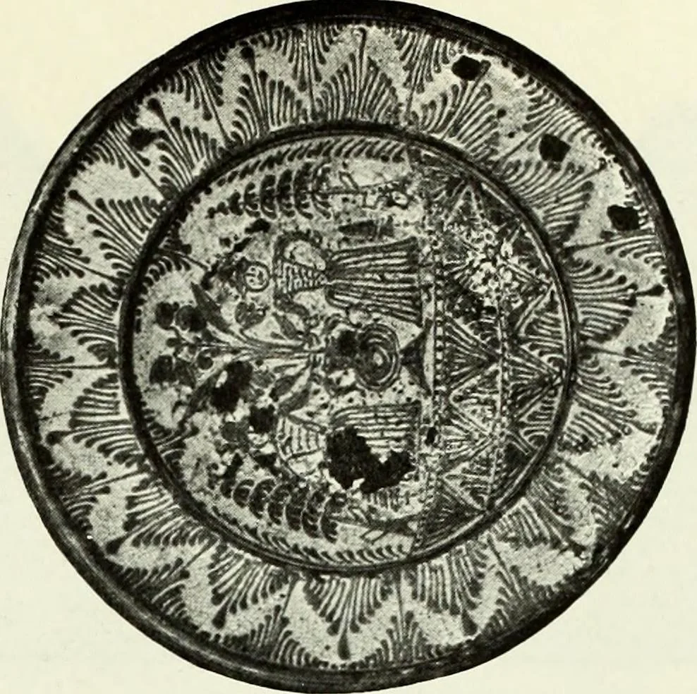 An illustration from Peasant art in Austria and Hungary, 1911, leaf 100