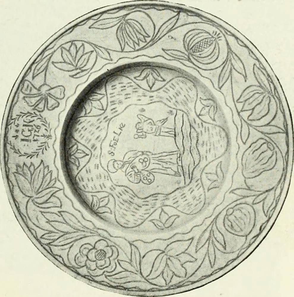 An illustration from Peasant art in Austria and Hungary, 1911, leaf 100