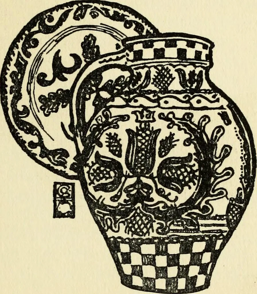 An illustration from Peasant art in Austria and Hungary, 1911, leaf 12