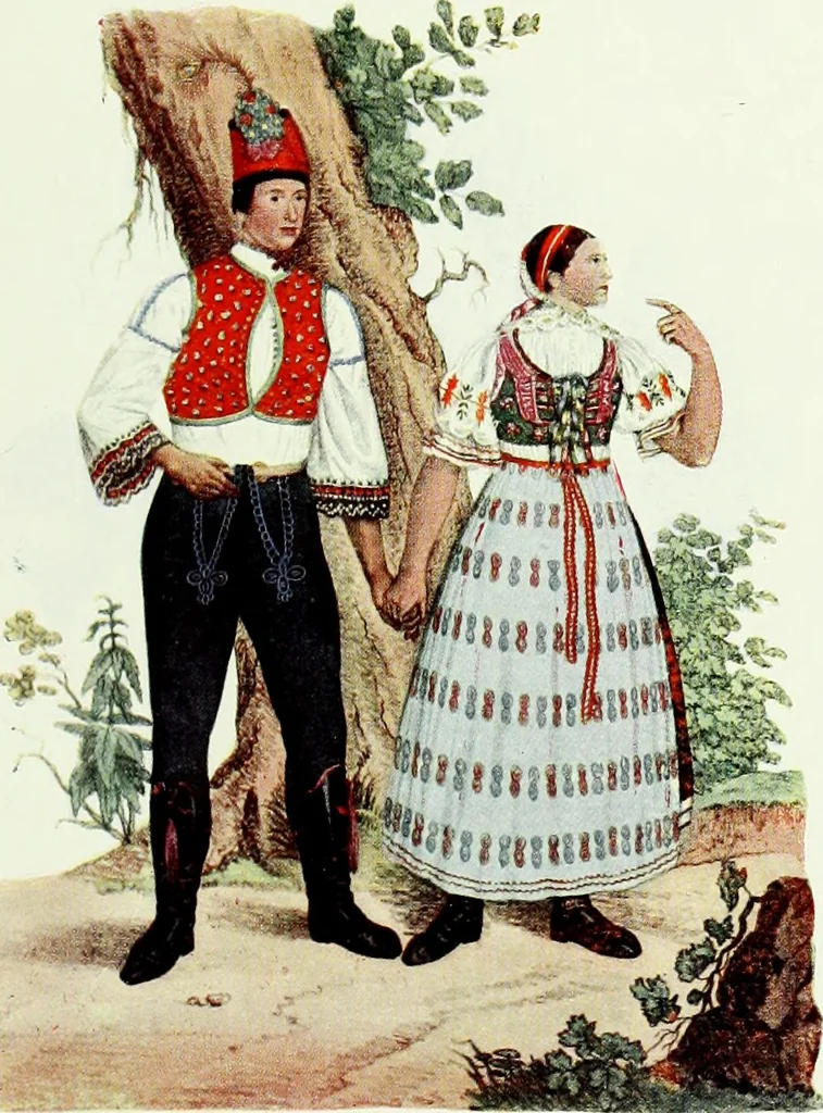An illustration from Peasant art in Austria and Hungary, 1911, leaf 144