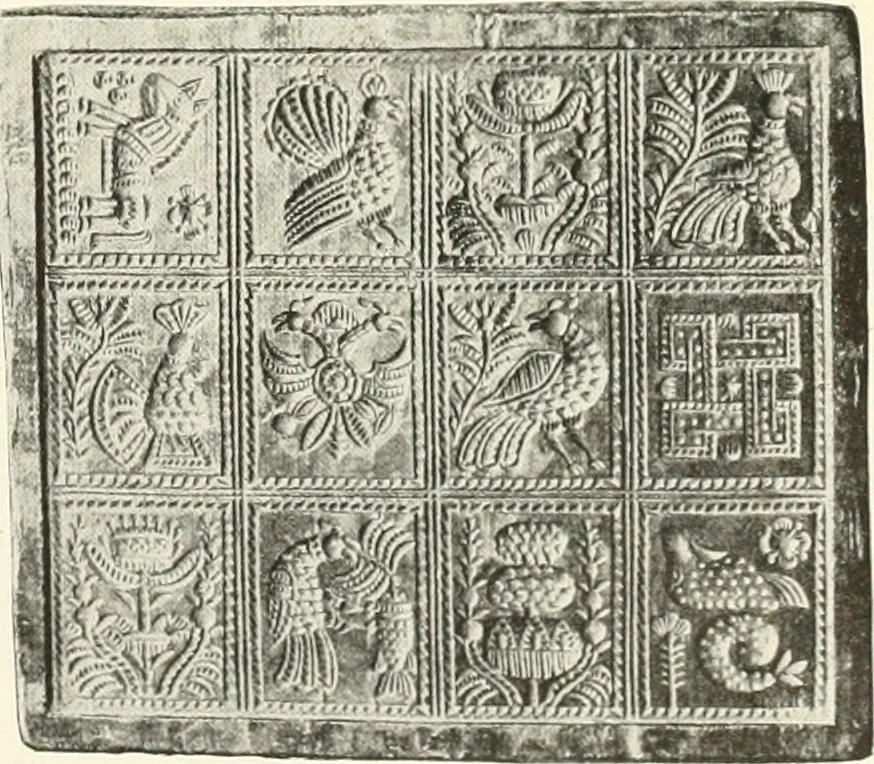 An illustration from Peasant art in Russia, 1912, leaf 100