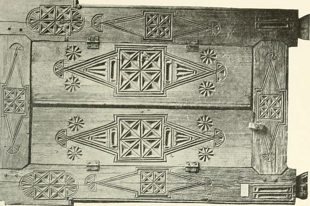 An illustration from Peasant art in Russia, 1912, leaf 114