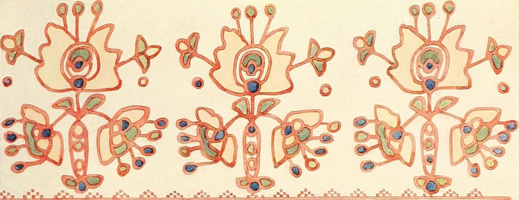 An illustration from Peasant art in Russia, 1912, leaf 154