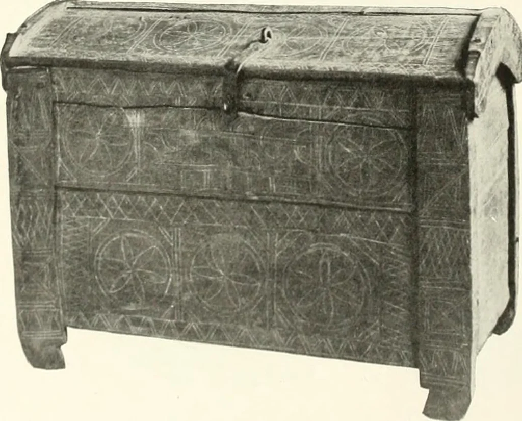 An illustration from Peasant art in Russia, 1912, leaf 185