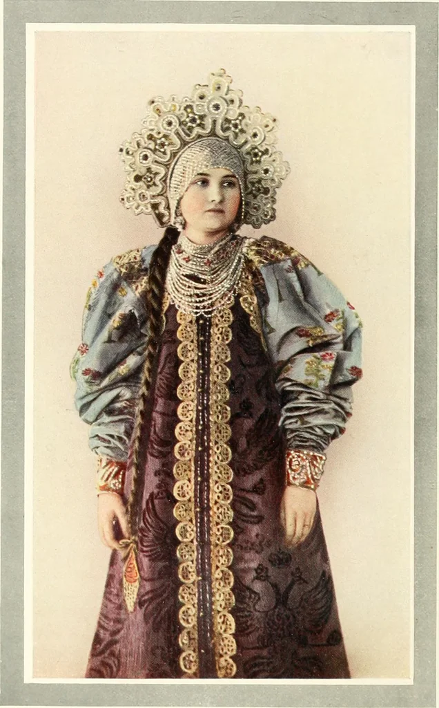 An illustration from Peasant art in Russia, 1912, leaf 21