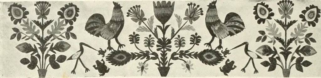 An illustration from Peasant art in Russia, 1912, leaf 223
