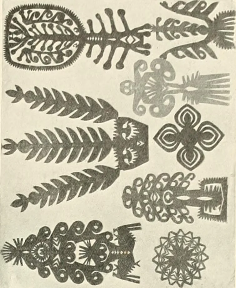 An illustration from Peasant art in Russia, 1912, leaf 224