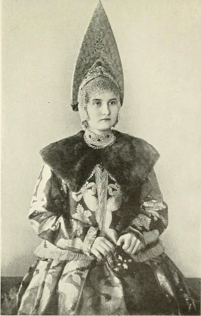 An illustration from Peasant art in Russia, 1912, leaf 34