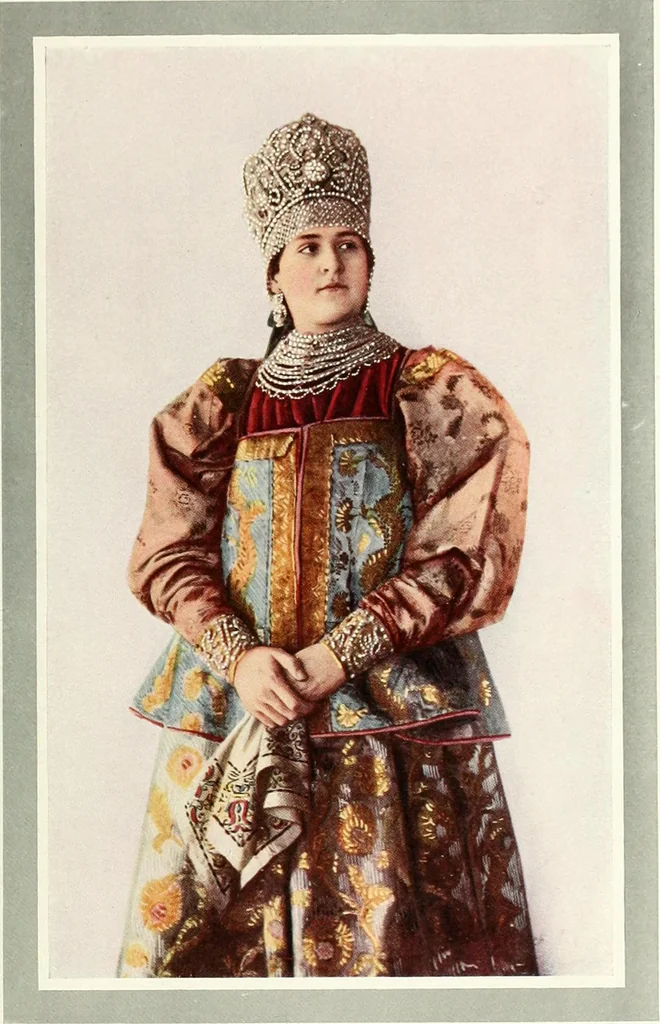 An illustration from Peasant art in Russia, 1912, leaf 42