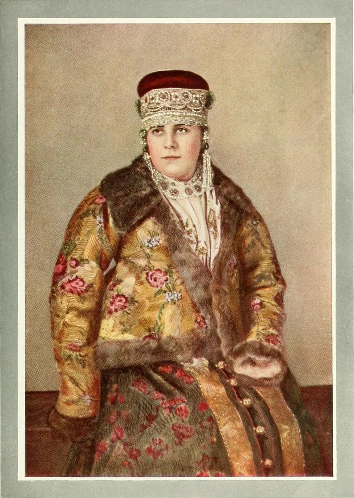 An illustration from Peasant art in Russia, 1912, leaf 52