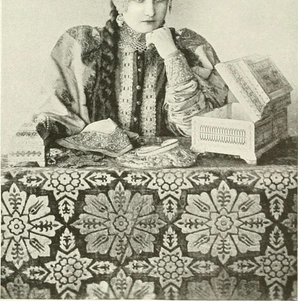 An illustration from Peasant art in Russia, 1912, leaf 54