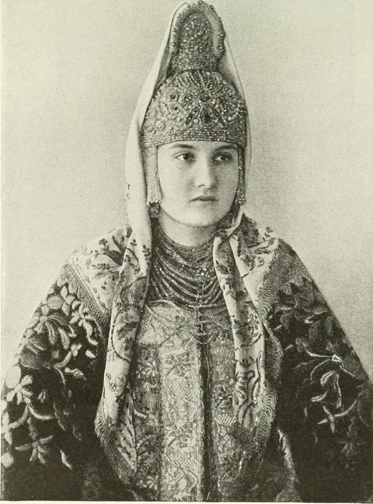 An illustration from Peasant art in Russia, 1912, leaf 54