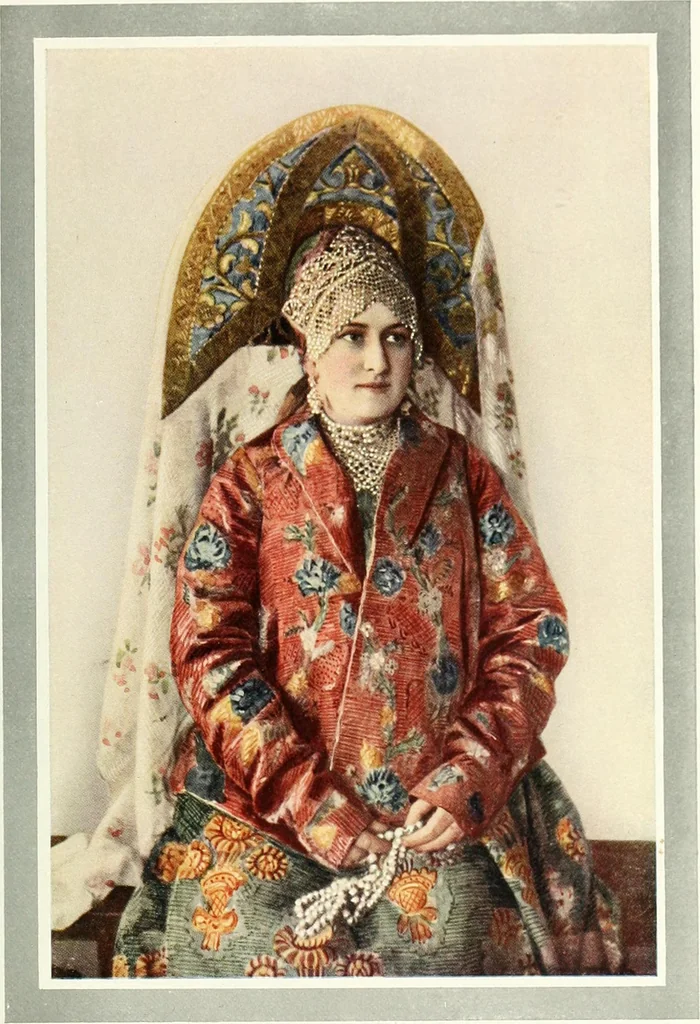 An illustration from Peasant art in Russia, 1912, leaf 56