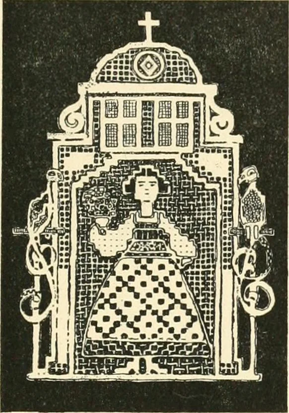 An illustration from Peasant art in Russia, 1912, leaf 6
