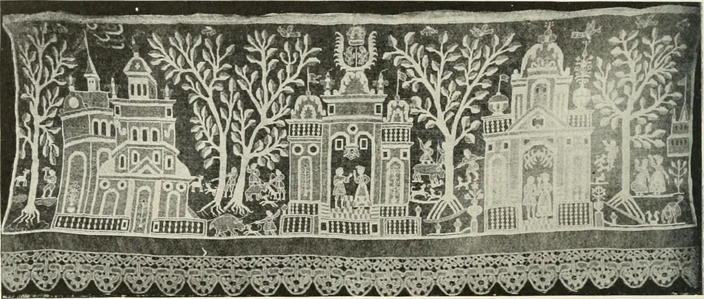 An illustration from Peasant art in Russia, 1912, leaf 63