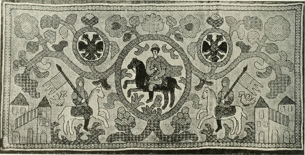 An illustration from Peasant art in Russia, 1912, leaf 65