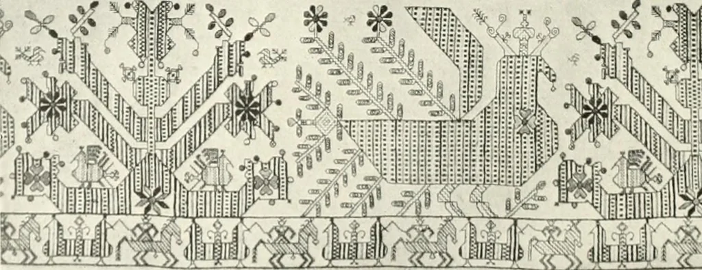 An illustration from Peasant art in Russia, 1912, leaf 71