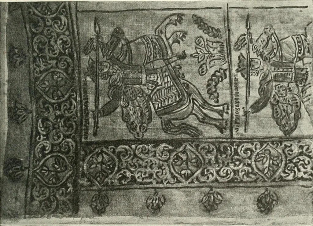 An illustration from Peasant art in Russia, 1912, leaf 74