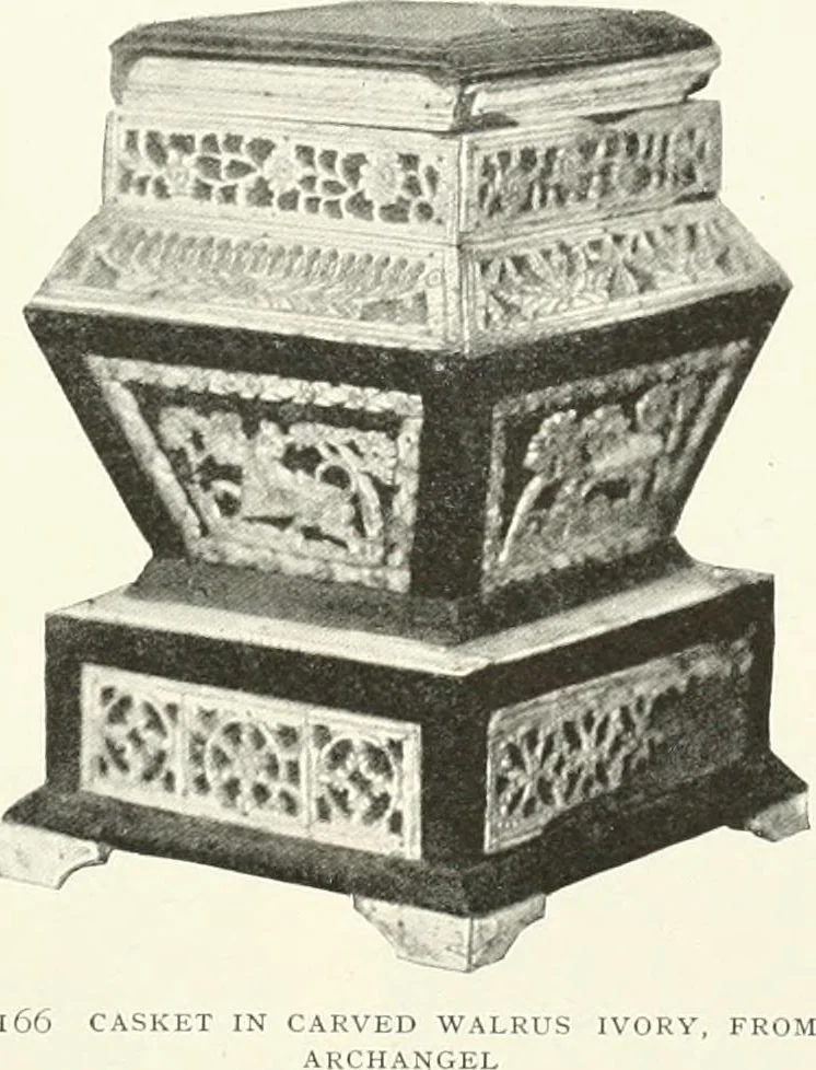 An illustration from Peasant art in Russia, 1912, leaf 89