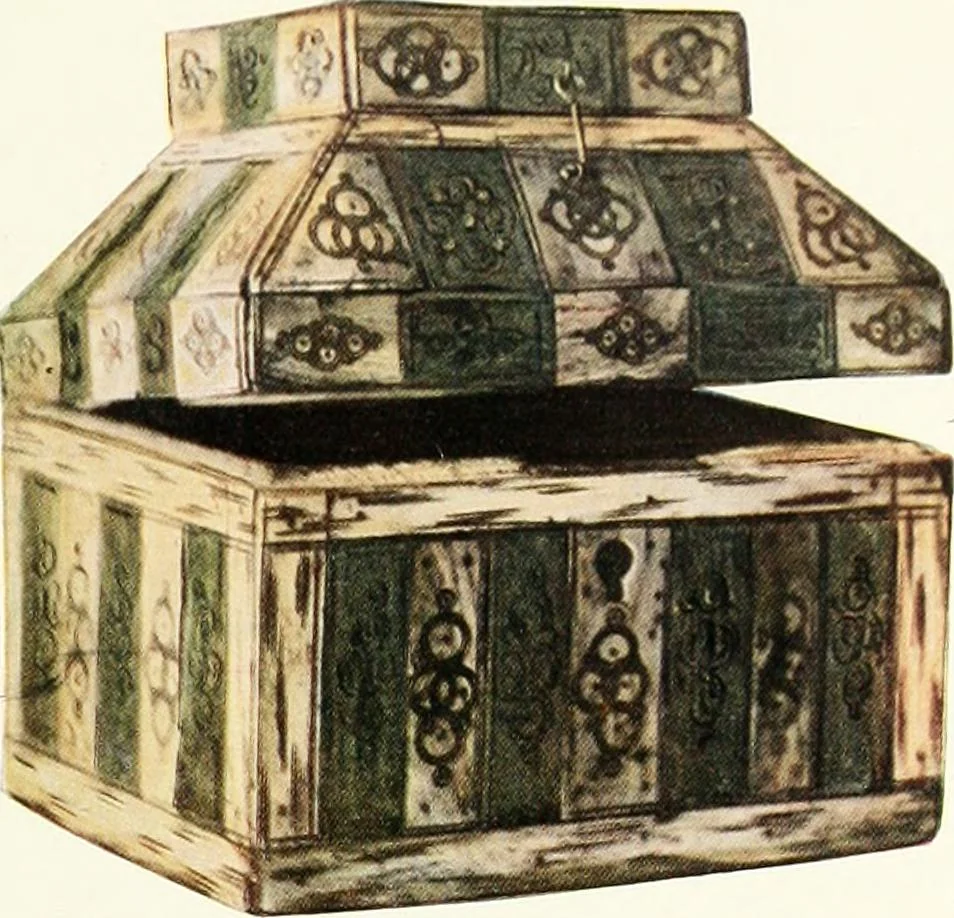 An illustration from Peasant art in Russia, 1912, leaf 92