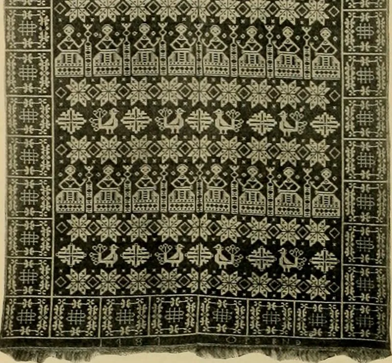 An illustration from Peasant art in Sweden, Lapland and Iceland;, 1910, leaf 127