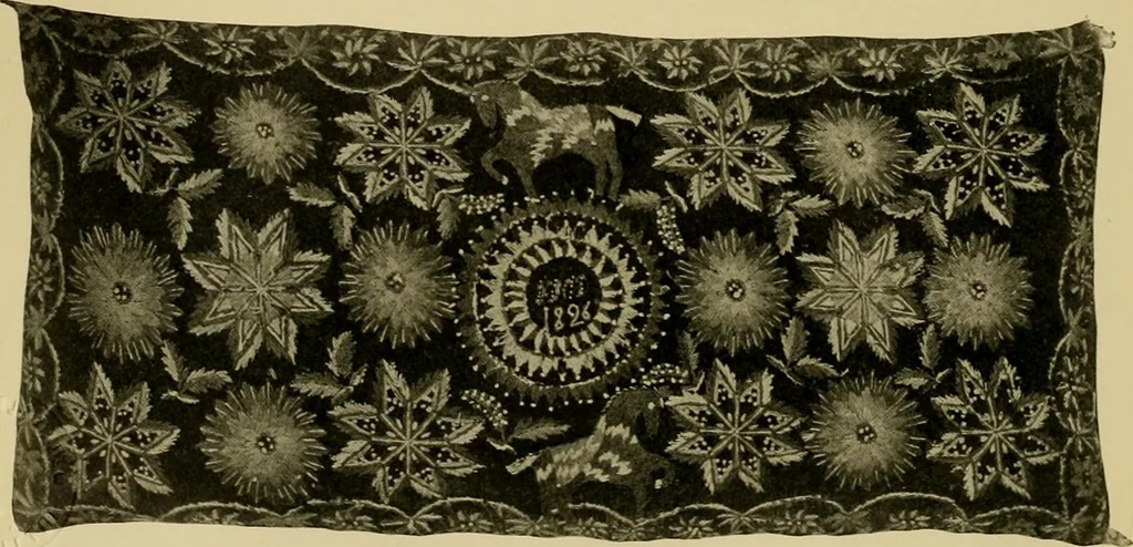 An illustration from Peasant art in Sweden, Lapland and Iceland;, 1910, leaf 135