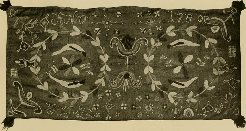 An illustration from Peasant art in Sweden, Lapland and Iceland;, 1910, leaf 138