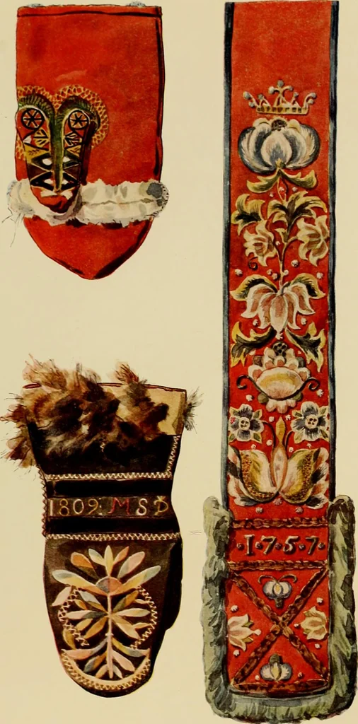 An illustration from Peasant art in Sweden, Lapland and Iceland;, 1910, leaf 148