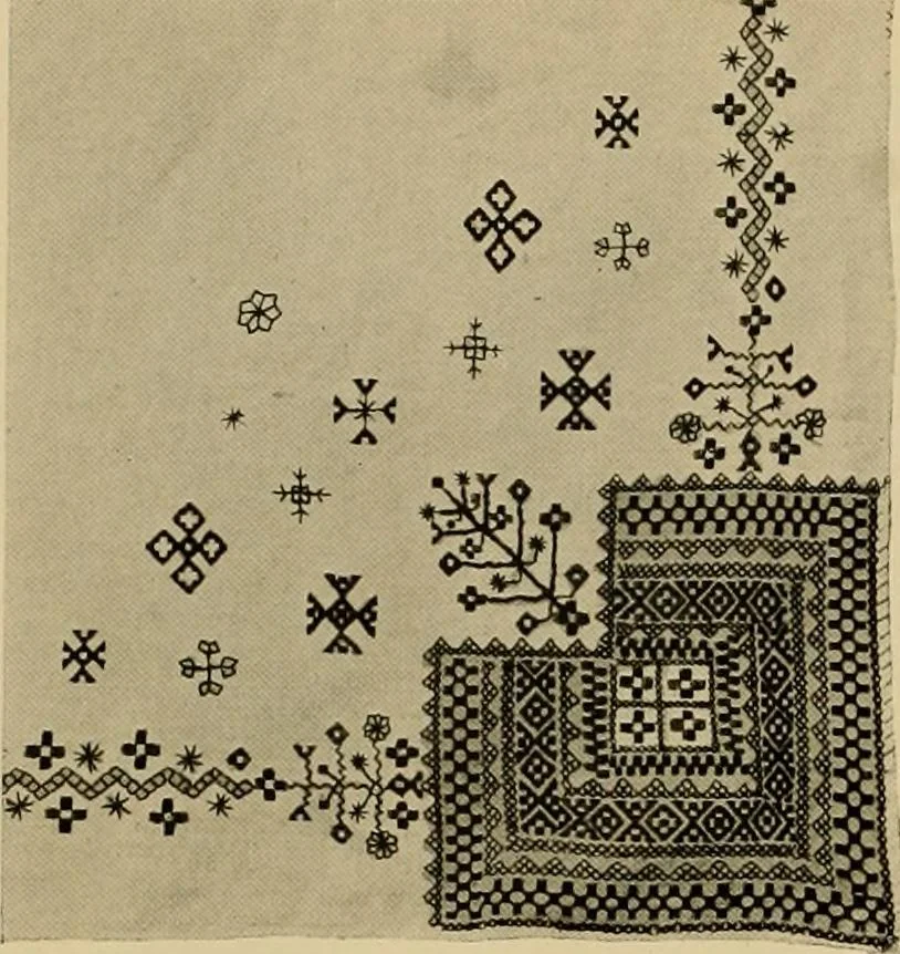 An illustration from Peasant art in Sweden, Lapland and Iceland;, 1910, leaf 151
