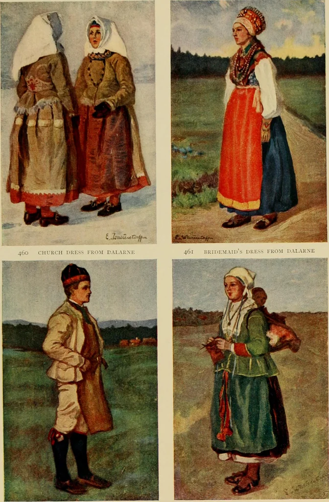 An illustration from Peasant art in Sweden, Lapland and Iceland;, 1910, leaf 160