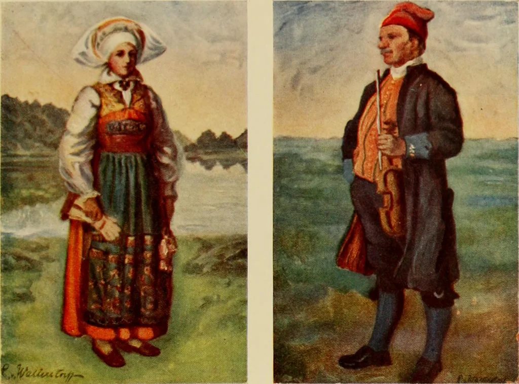 An illustration from Peasant art in Sweden, Lapland and Iceland;, 1910, leaf 164