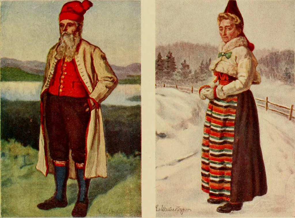 An illustration from Peasant art in Sweden, Lapland and Iceland;, 1910, leaf 164