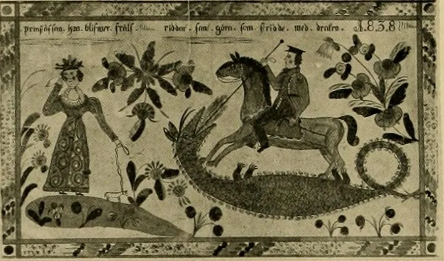 An illustration from Peasant art in Sweden, Lapland and Iceland;, 1910, leaf 169