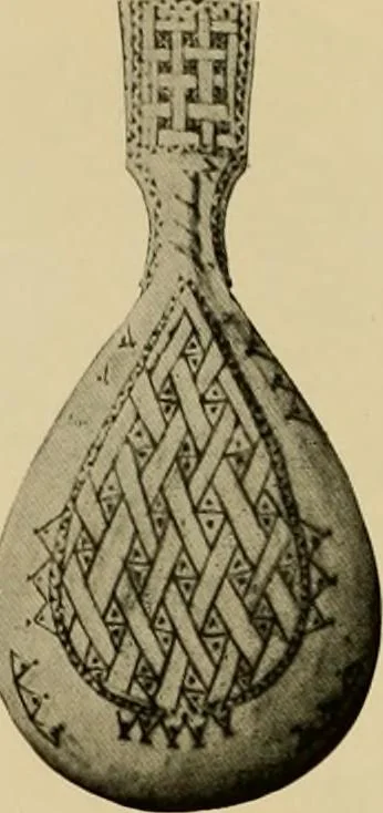 An illustration from Peasant art in Sweden, Lapland and Iceland;, 1910, leaf 183