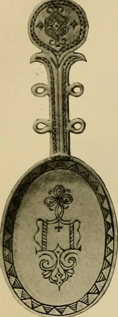 An illustration from Peasant art in Sweden, Lapland and Iceland;, 1910, leaf 184